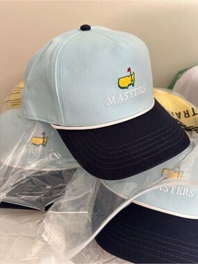 2026 Masters Light Blue with White Rope Golf Hat Augusta National - RARE